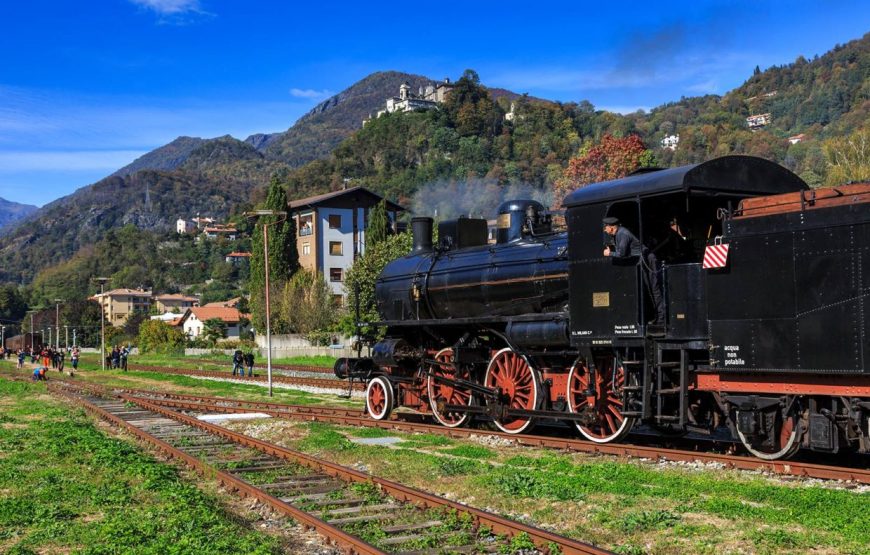 A Varallo in treno storico